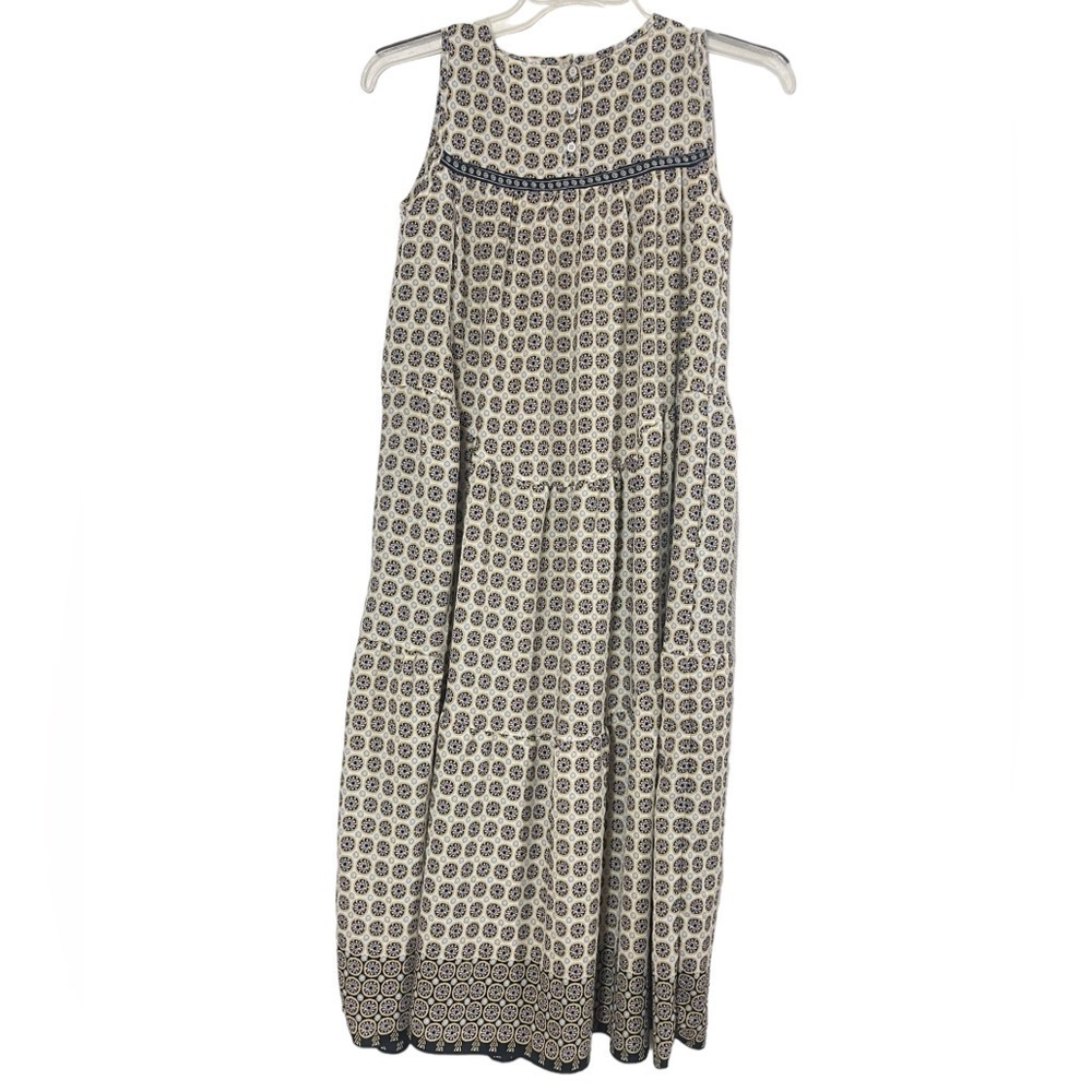 Max Studio sleeveless prairie style long dress. Size XS GUC - Picture 8 of 14